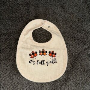 NEW Handcrafted It’s Fall Y’all! Bib